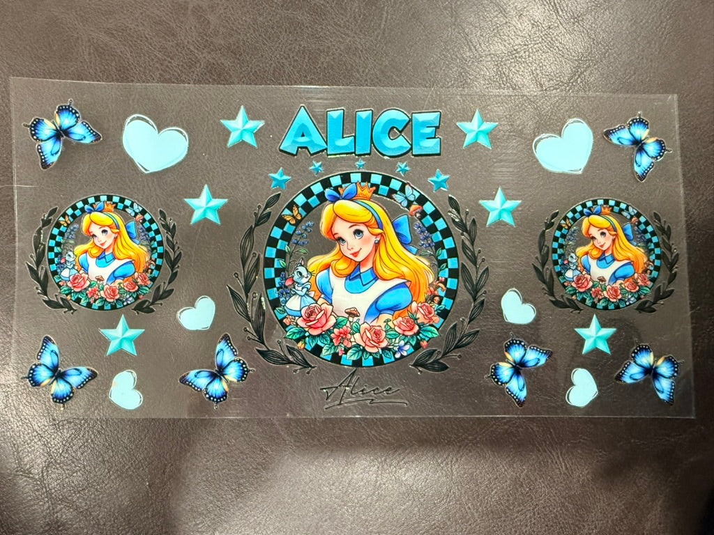 Alice Checkered UV DTF wrap