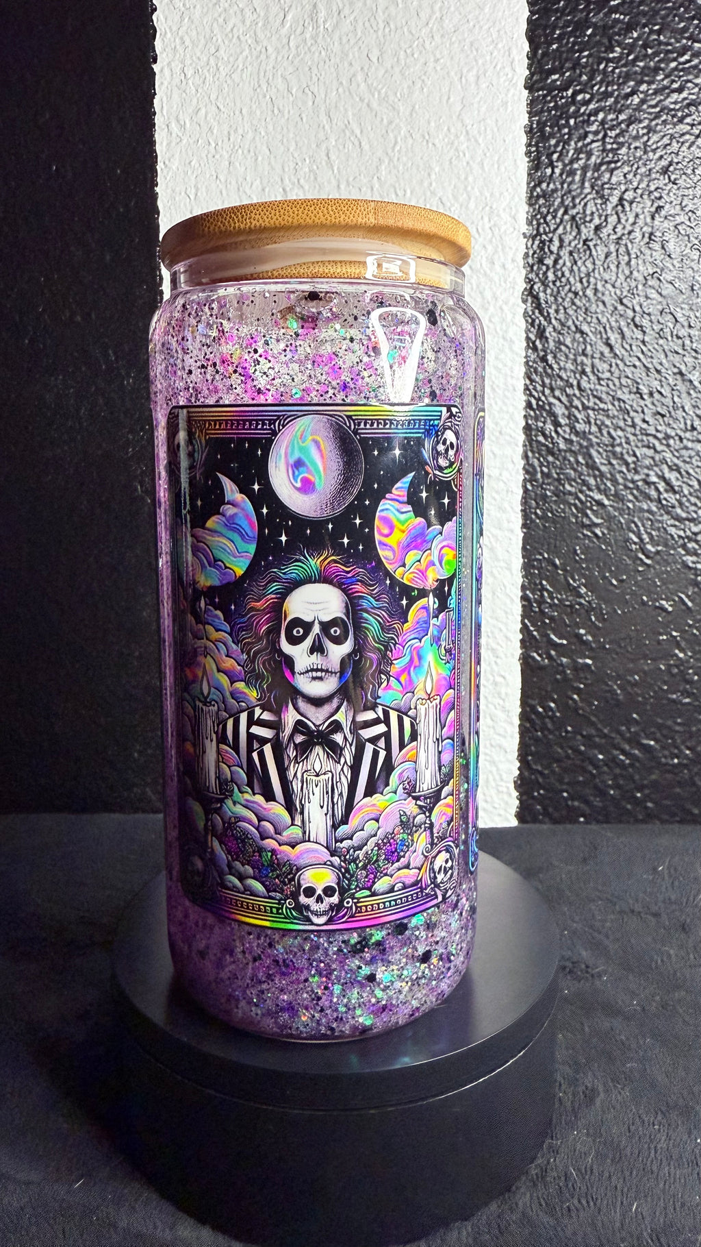 Beetlejuice Tarot card Snowglobe Cup