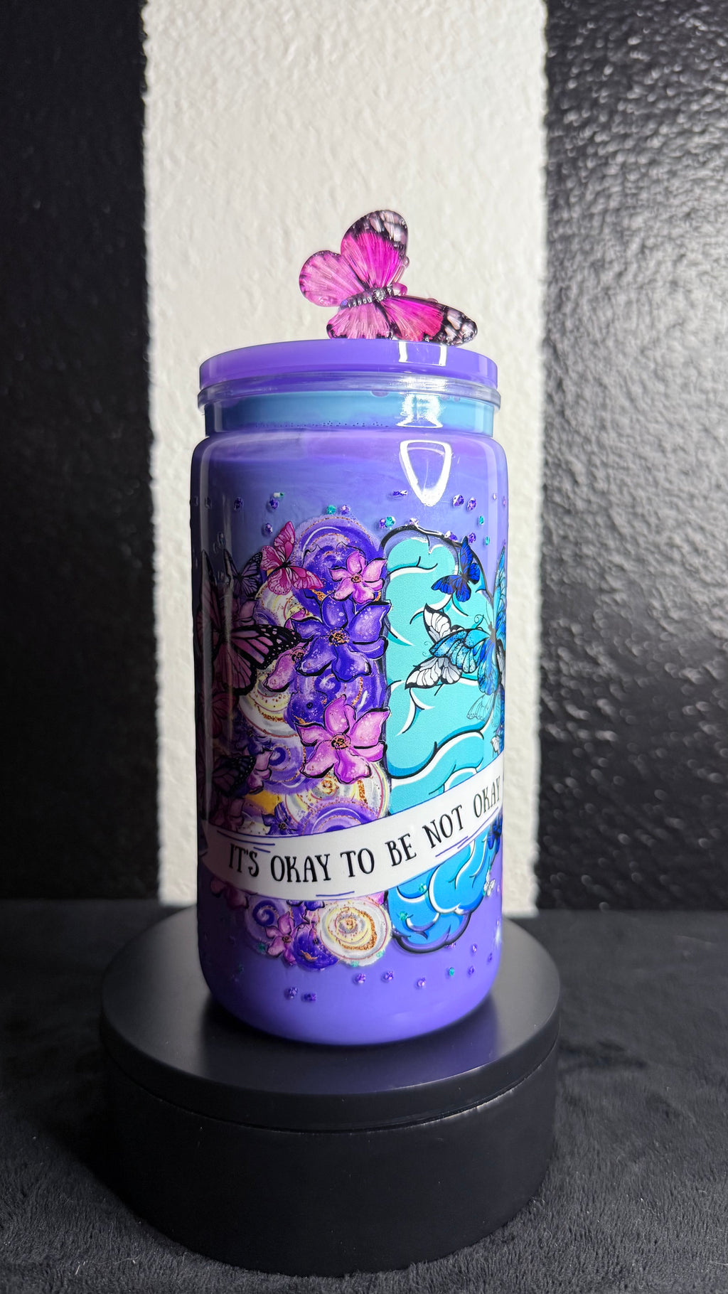 Mental Health Awareness Butterfly Cup