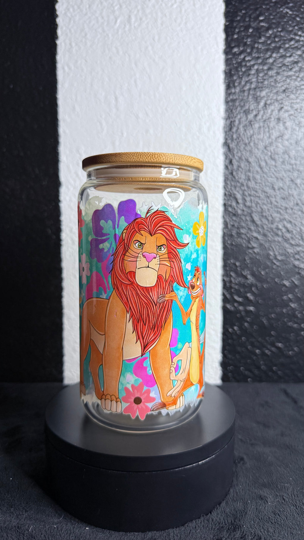 Lion King Glass Cup
