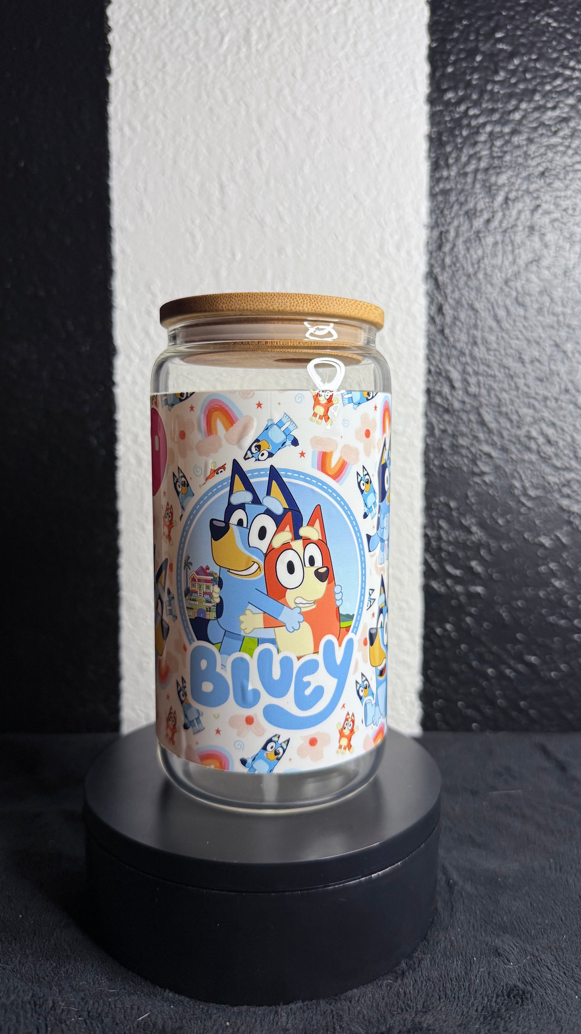 Bluey Starbucks Glass Cup