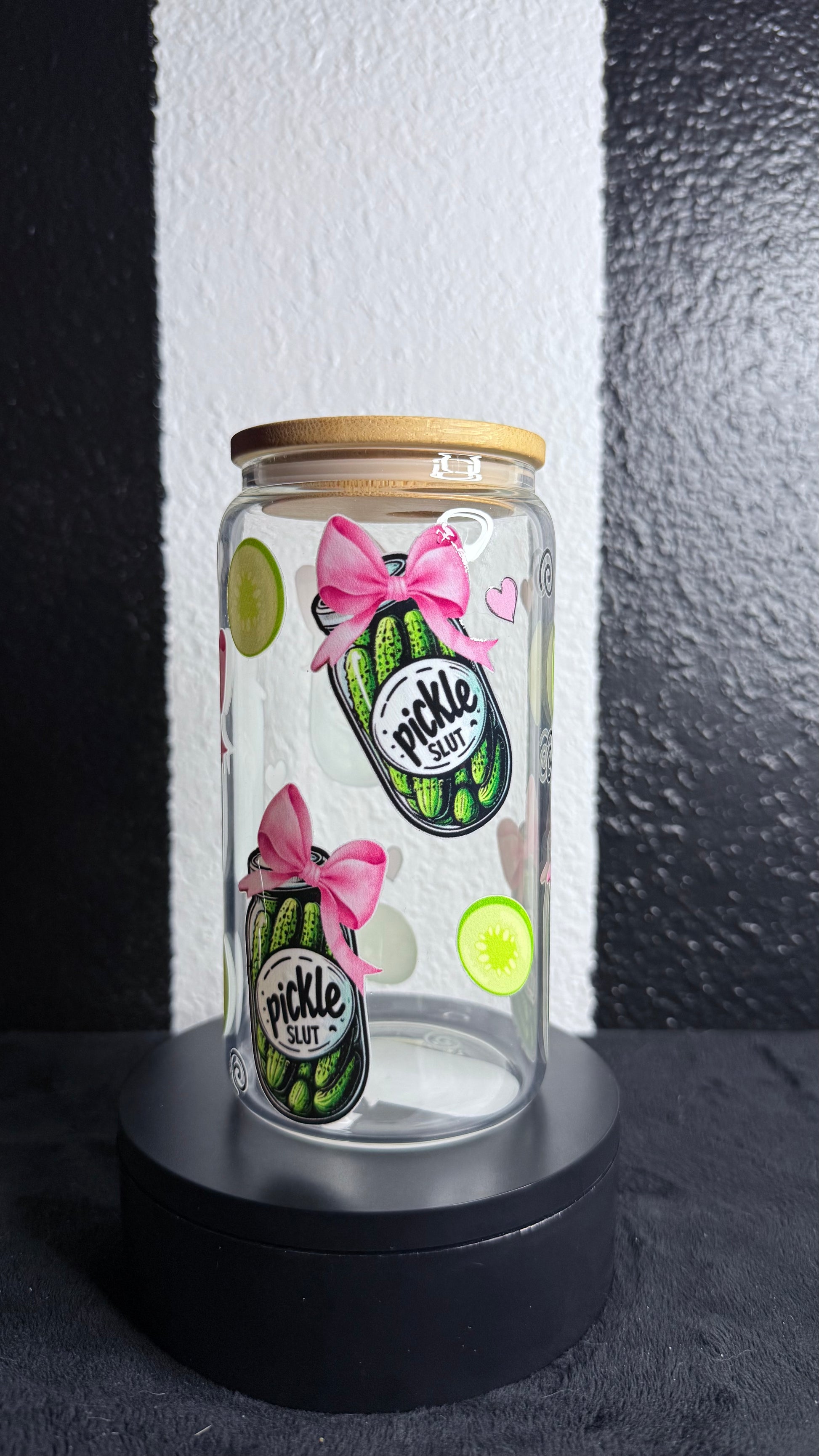 Pickle Slut Glass Cup