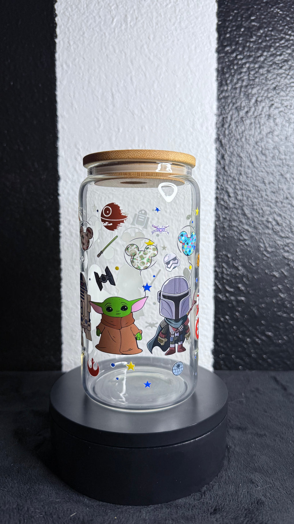 Starwars Character Glass Cup