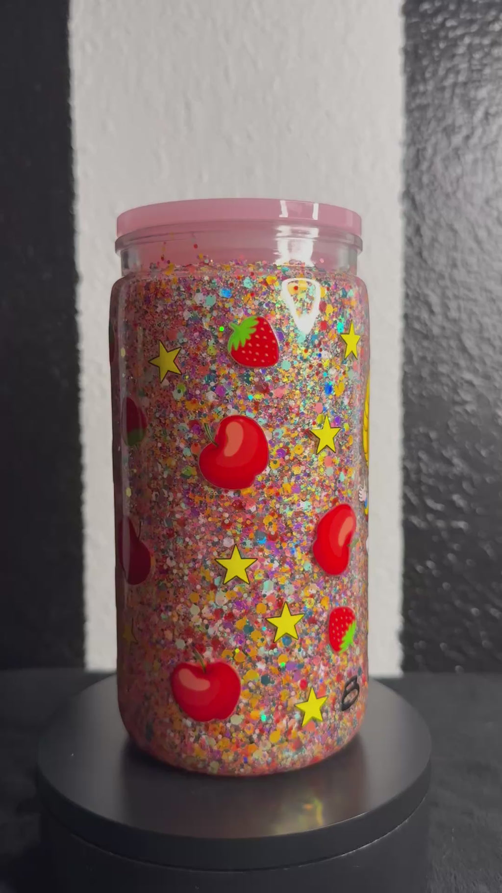 Strawberry Shortcake and Rainbow Bright Snowglobe Cup