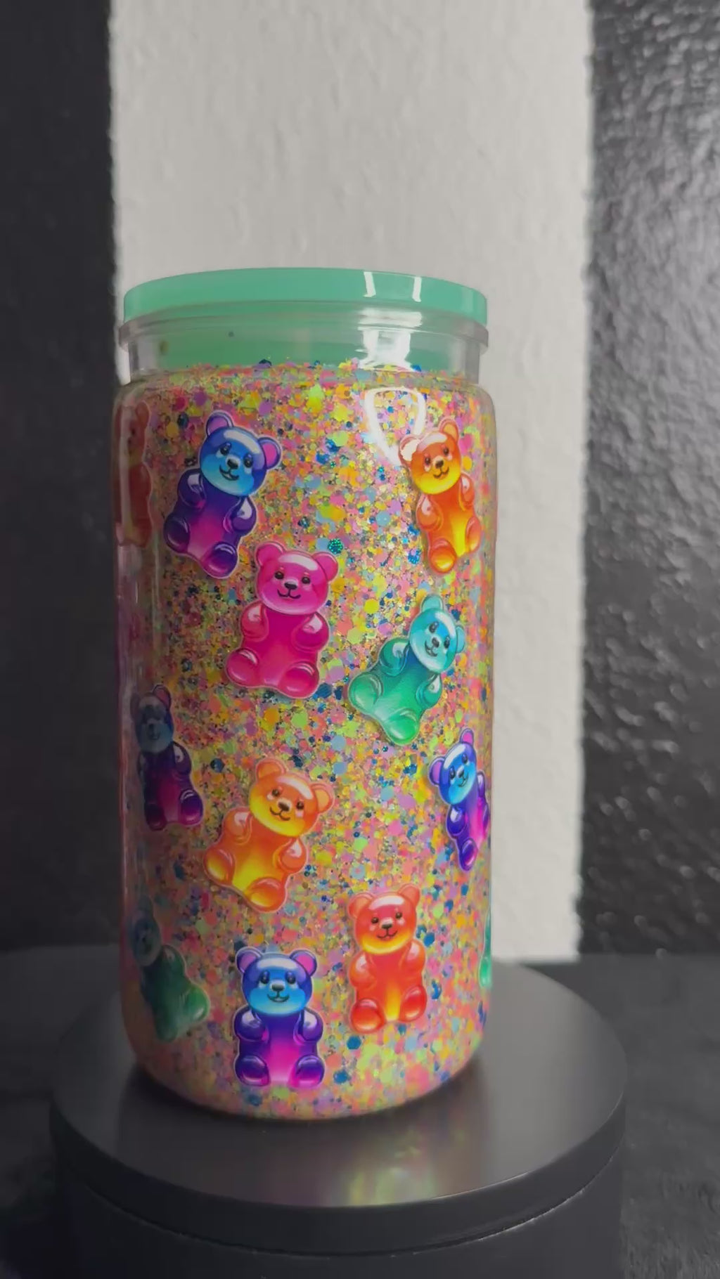 Gummy Bear Snowglobe Cup