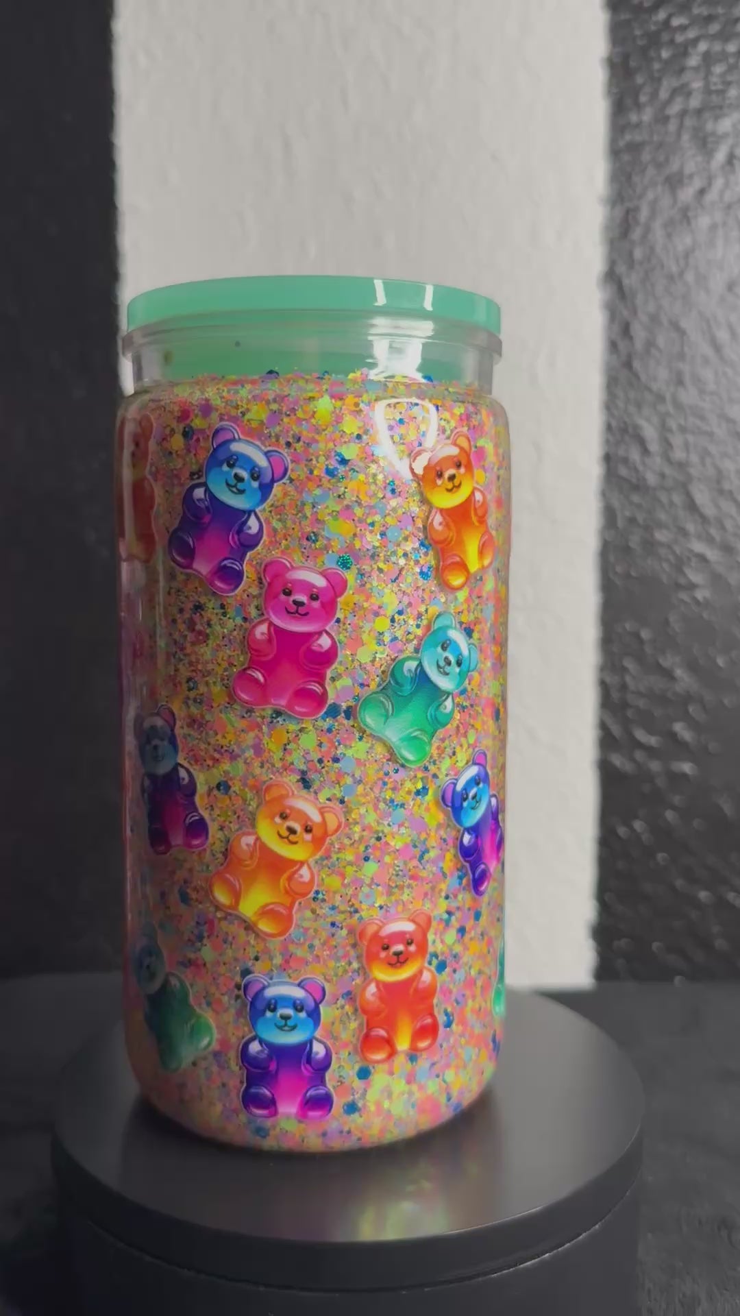 Gummy Bear Snowglobe Cup