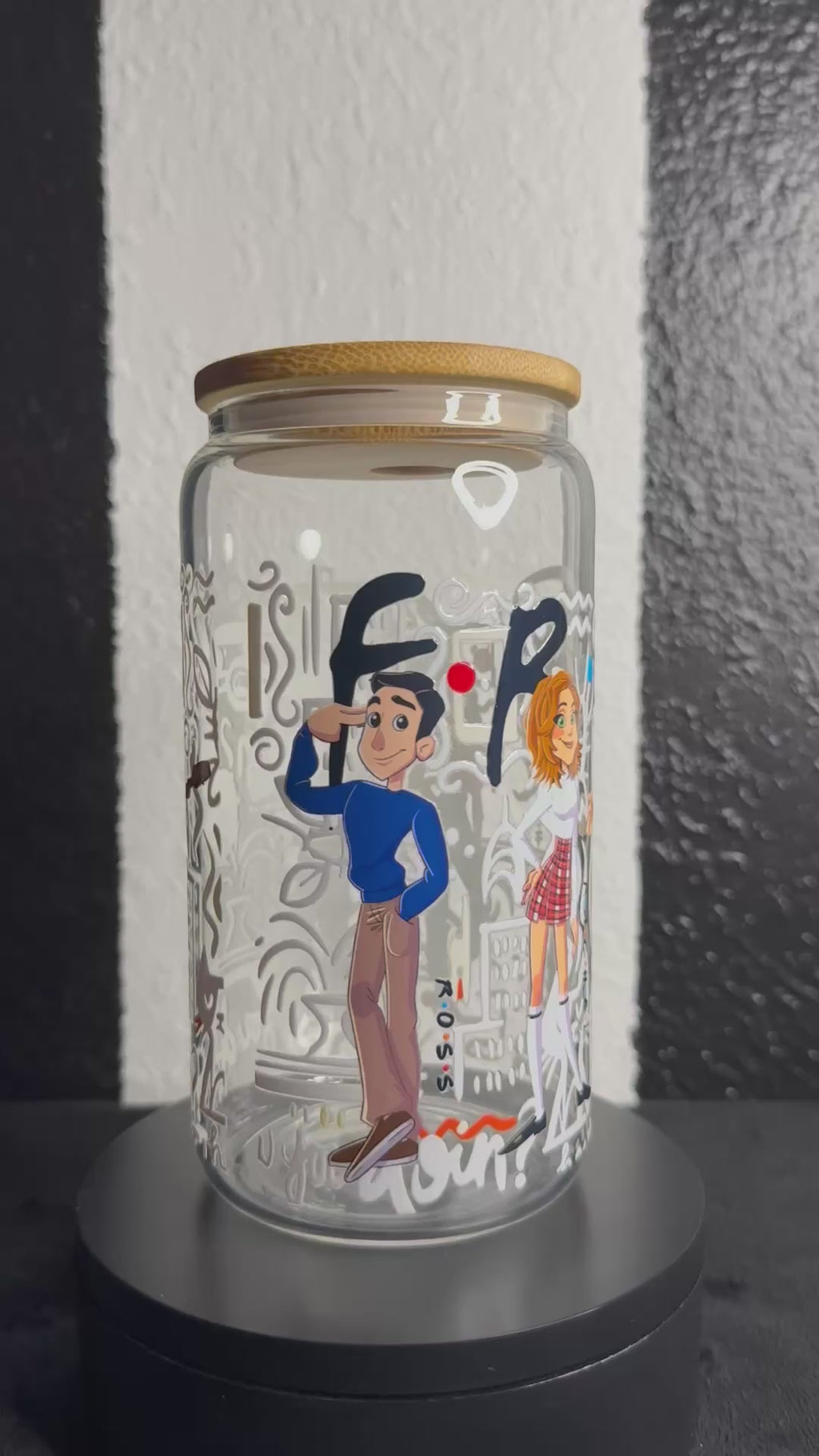 F.R.I.E.N.D.S Tv Show Glass Cup