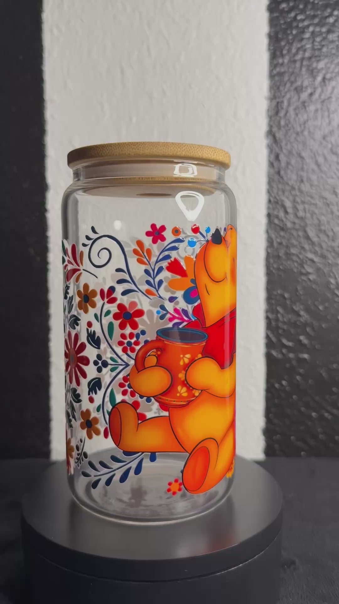 Winnie the Pooh Glass Cup