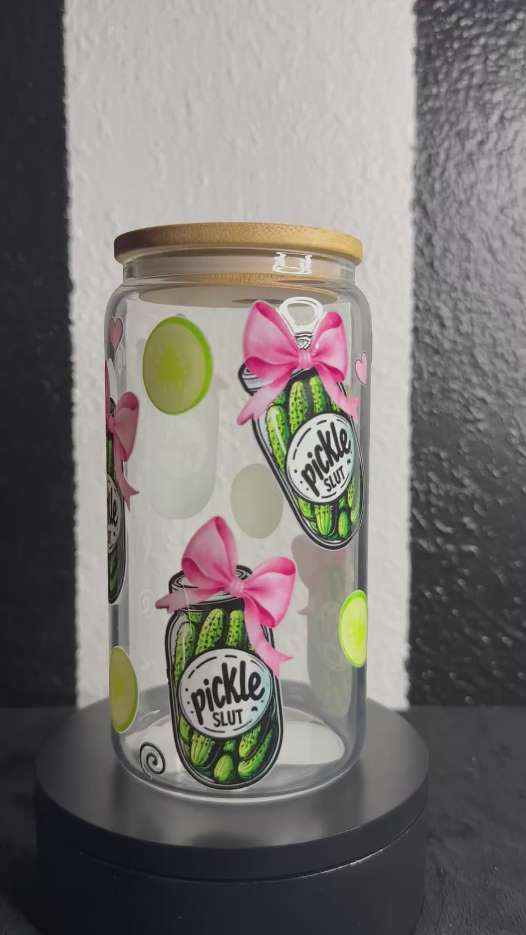 Pickle Slut Glass Cup