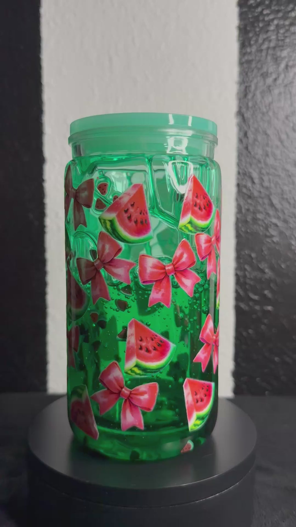 Green Watermelon Slime Cup