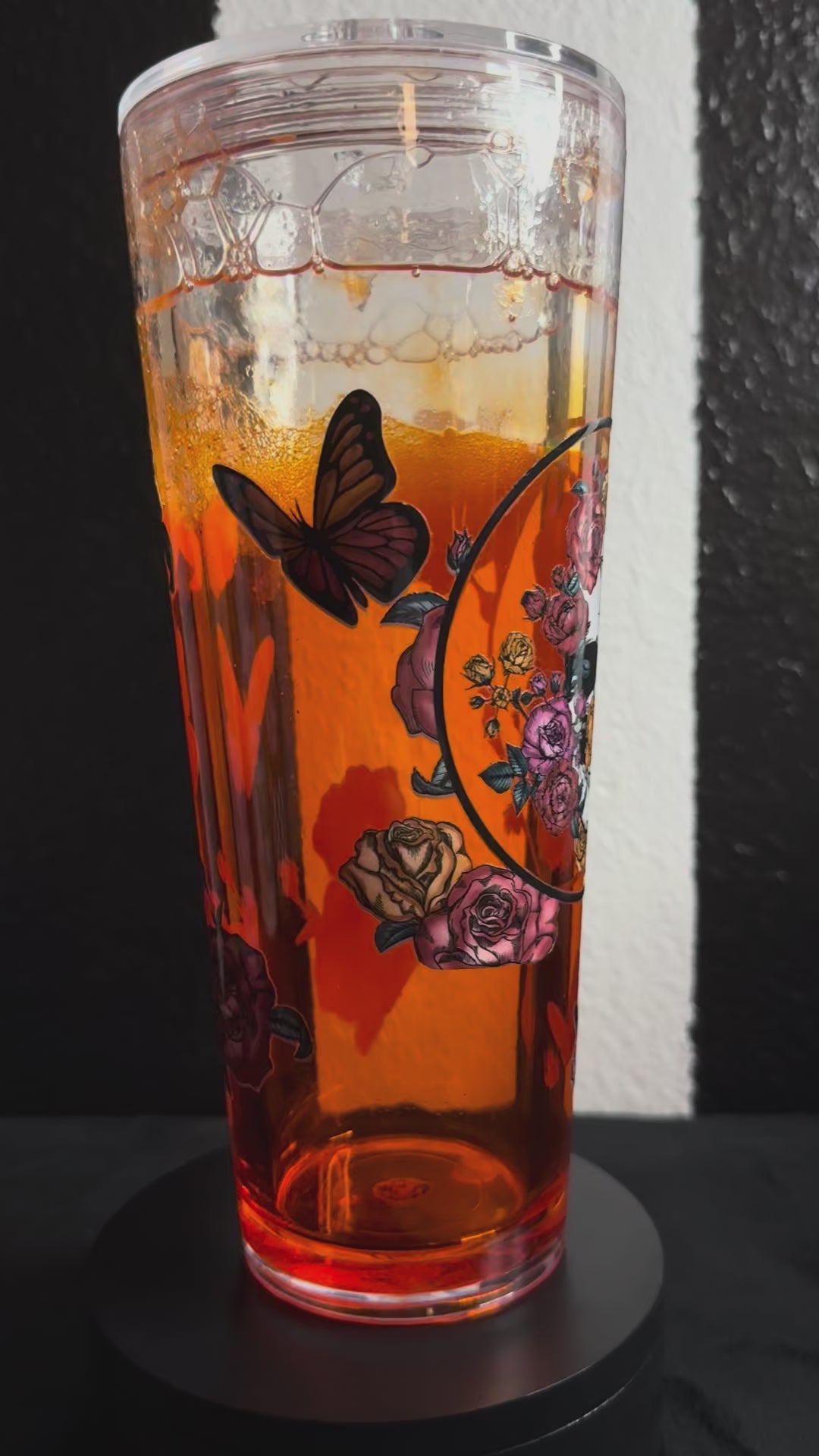 Skulls and Butterflies Slime Cup