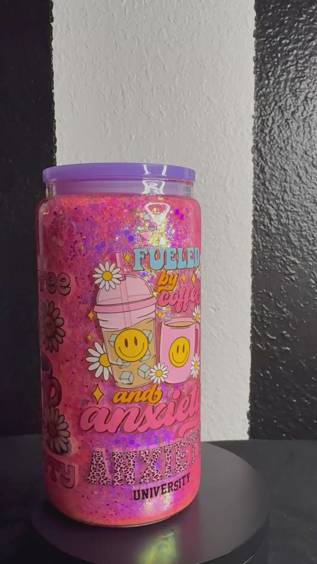 Anxiety & Coffee Snowglobe Cup